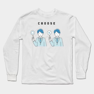 choose O or X Long Sleeve T-Shirt